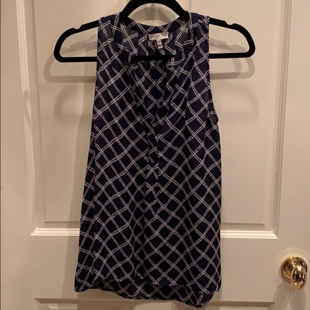 Joie silk v-neck tank